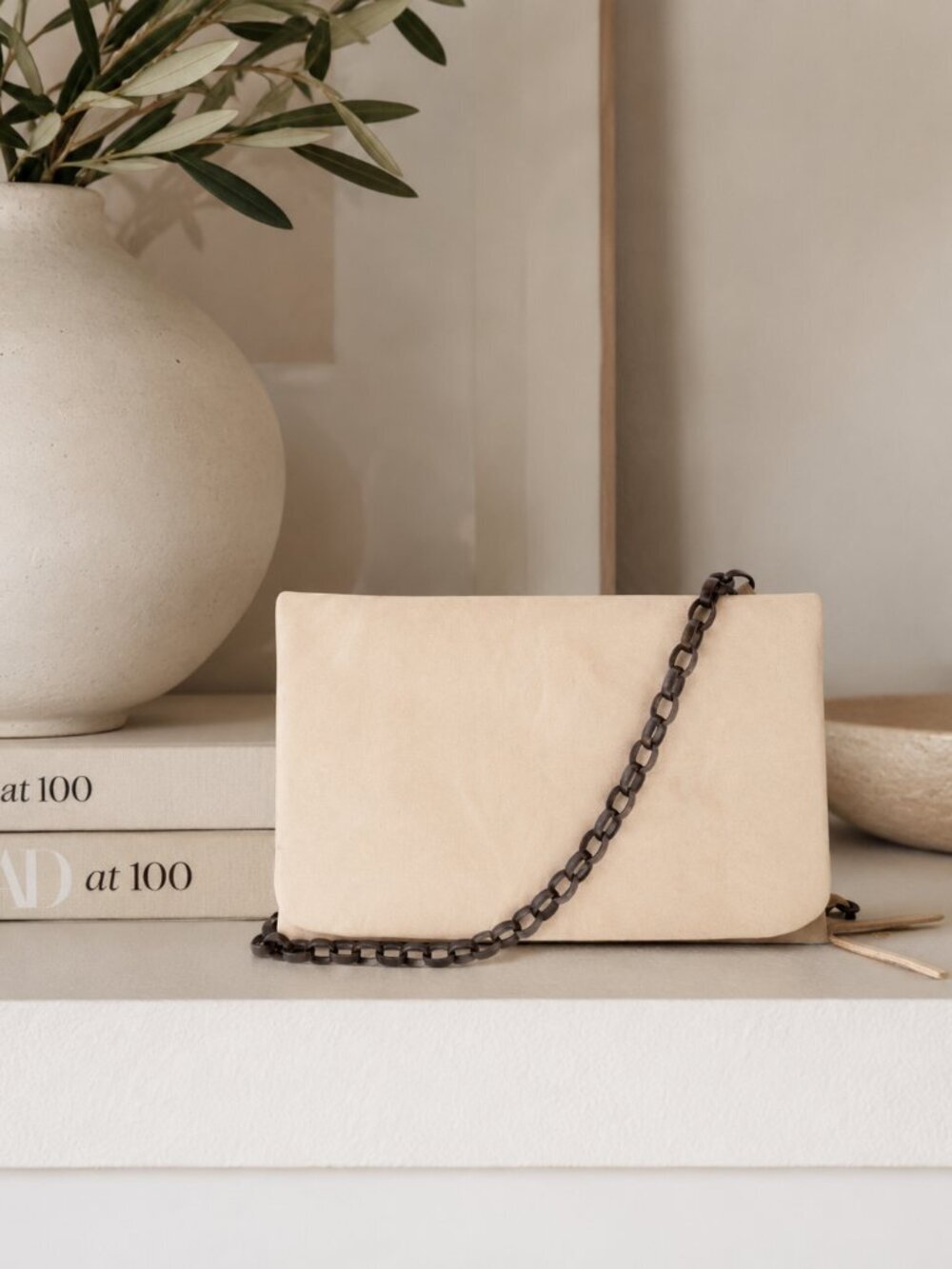 SOHOBAGS Crossbody Leather Pochette Bag NWT